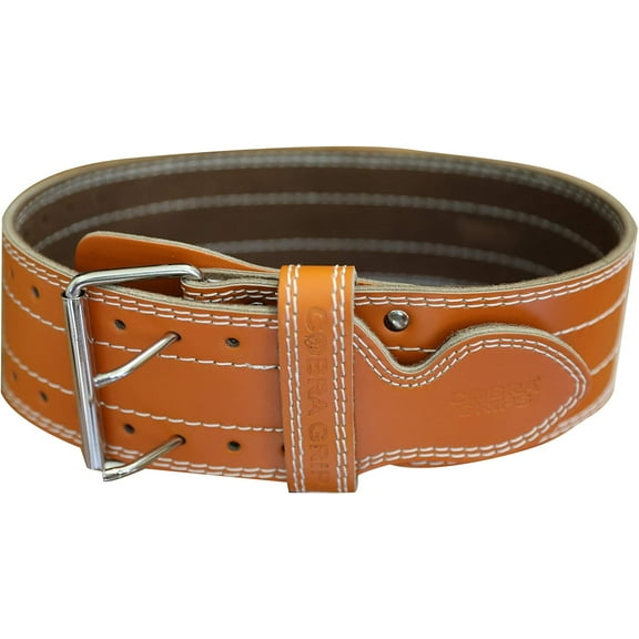 Weight Power Lifting Belt 4” Wide Cobra Grips Premium Genuine Leather Belt For Men & Women Adjustable Weightlifting Back Support