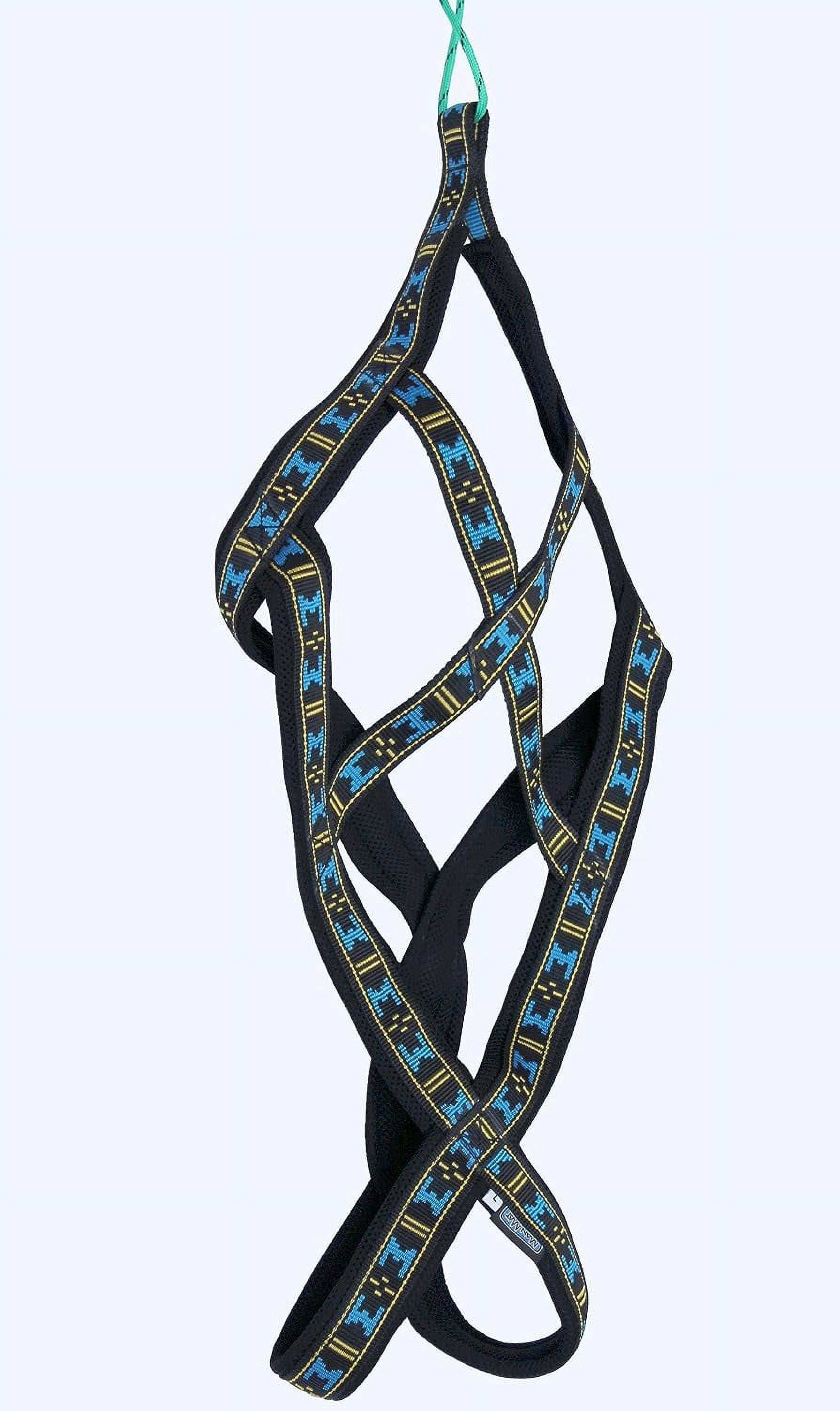 Weight Pulling Sledding Dog Harness X-back Style Black Small, 18' Neck Circumference