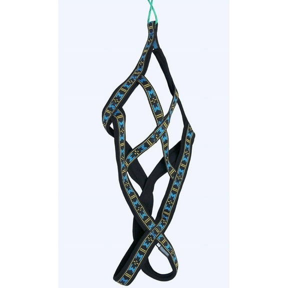 Weight Pulling Sledding Dog Harness X-back Style Black Small, 18' Neck Circumference