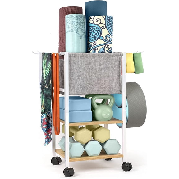 Weight Rack Dumbbell Rack Garage Storage Organization Garage Shelving Yoga Mat Storage Rack Home Gym Equipment Workout Equipment Storage Organizer Yoga Mat Holder Gym Essentials Women Men Fitness