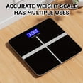 thumbnail image 1 of Weight Scale Electronic Scale, 396 Pound Digital Bathroom Scale, High-precision Weight Scale With LCD High-definition Display Screen And Temperature Display , High-precision Electronic Weighing., 1 of 12
