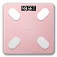 thumbnail image 1 of Weight Scale,Precision Digital Body Bathroom Scale with Step-On Technology, 6mm Tempered Glass Easy Read Backlit LCD Display, Body Tape Measure Included, 400 Pounds, Rose Gold, 1 of 7