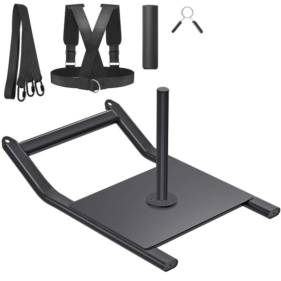 Runstore Weight Sled Workout Sled - Fitness Strength Speed Training Sled for Exercise and Speed Improvement Suitable for 1" and 2" Weight Plates