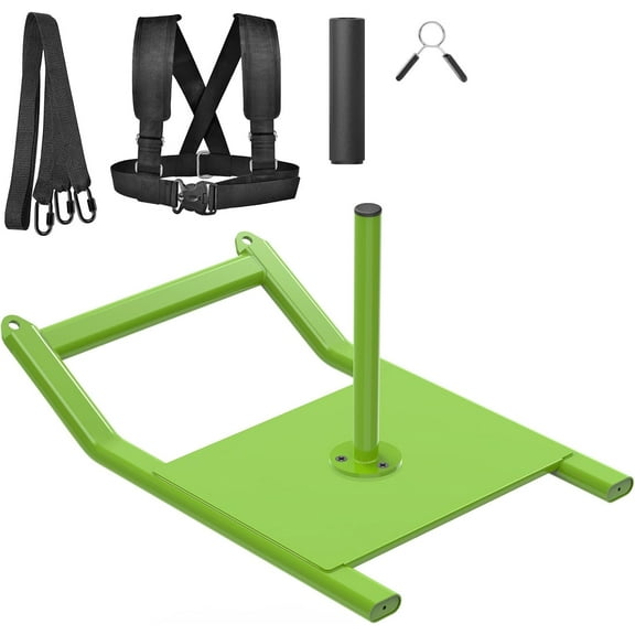 Weight Sled, Workout Sled, Fitness Strength Training Sled, Speed Training Sled for Athletic Exercise, Speed Improvement, Easily Through Obstacles, Suitable for 1" & 2" Weight Plate