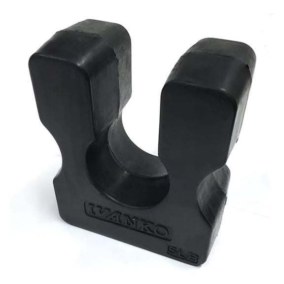 Weight Stack Add On Plate 5 lb - Microloading Plates for Home Gym - Cast Iron with Rubber Coating - Fitness Equipment Accessories - Strength Training Plate