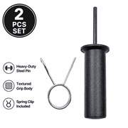 Weight Stack Pin with Spring Clip, Gym Weight Machine Pin Extender for Strength Training
