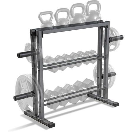 Weight Storage Organizer Racks for Dumbbells, Kettlebells, Weight Plates