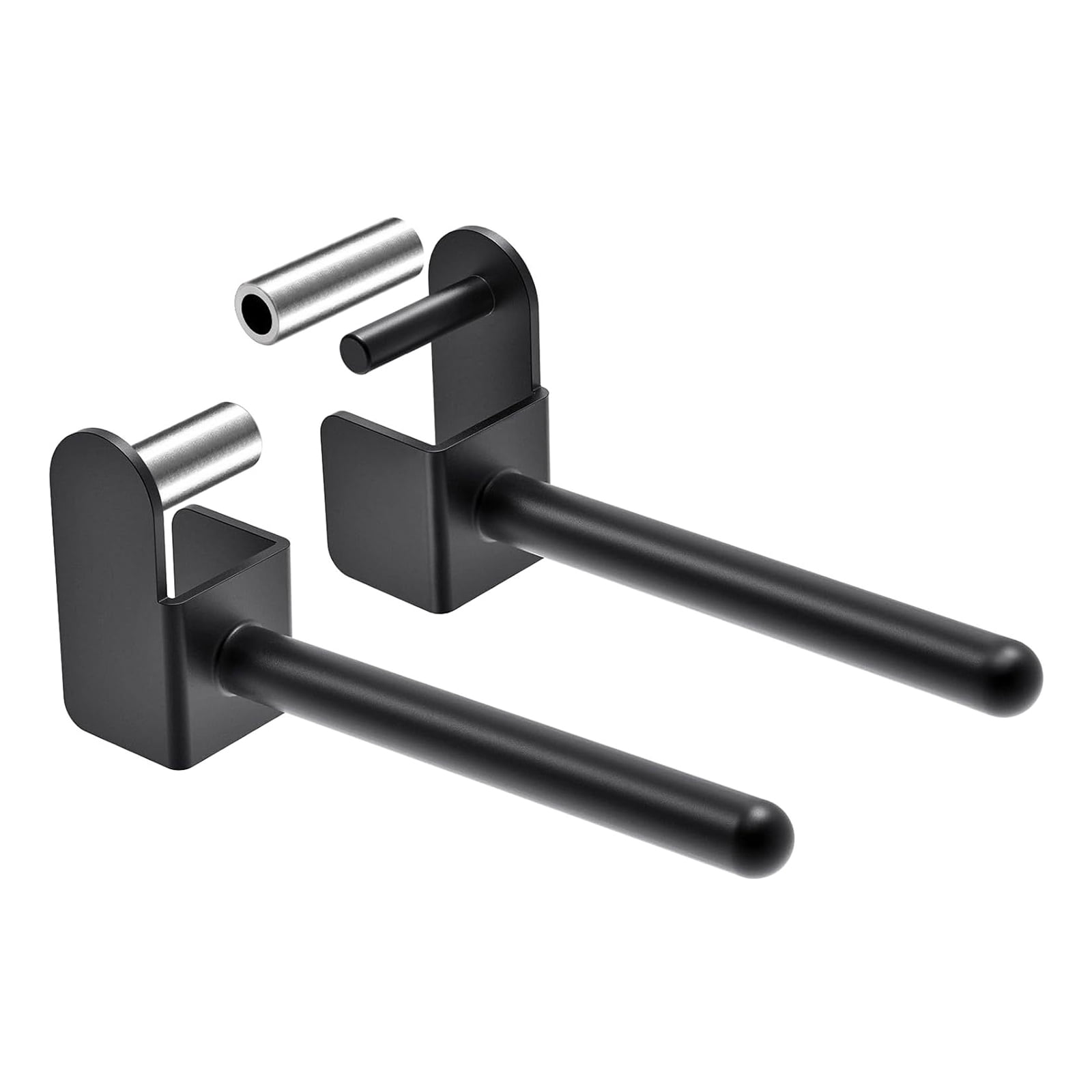 Weight Storage Rack Attachment for Power and Squat Racks Fitness Equipment Accessory