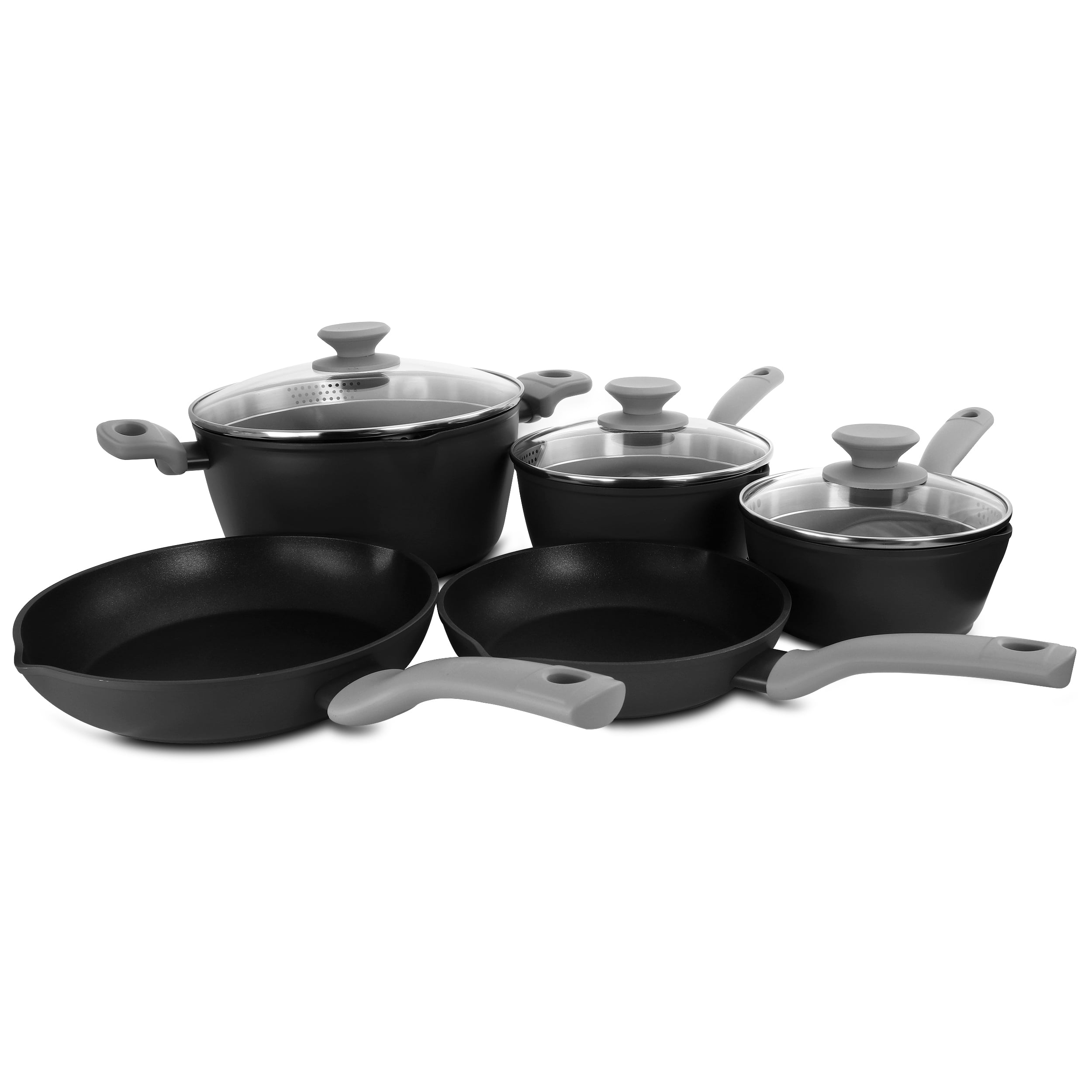 Aluminum Alloy Non-Stick Cookware Set, Pots and Pans - 8-Piece Set (Li –  DOUBLE GLOBAL INC