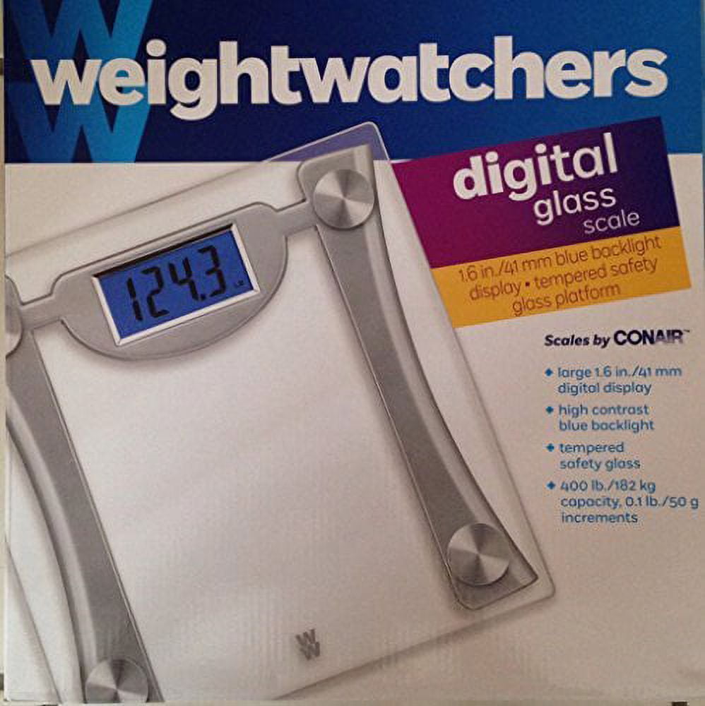 Weight Watcher Scale WW39 Digital Glass Scale by Conair Stock Photo - Alamy