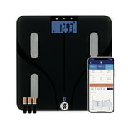 Weight Watchers by Conair Bluetooth Body Analysis Bathroom Scale, Measures Body Fat, Body Water, Bone Mass, Muscle Mass & BMI WW930XF