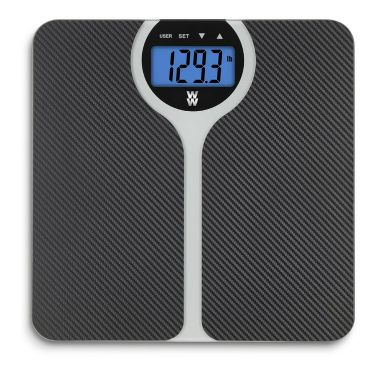 Weight Watchers Scales by Conair Scale for Body Weight, Digital Smart  Bathroom Scale with Body Fat and BMI in Large Display Clear