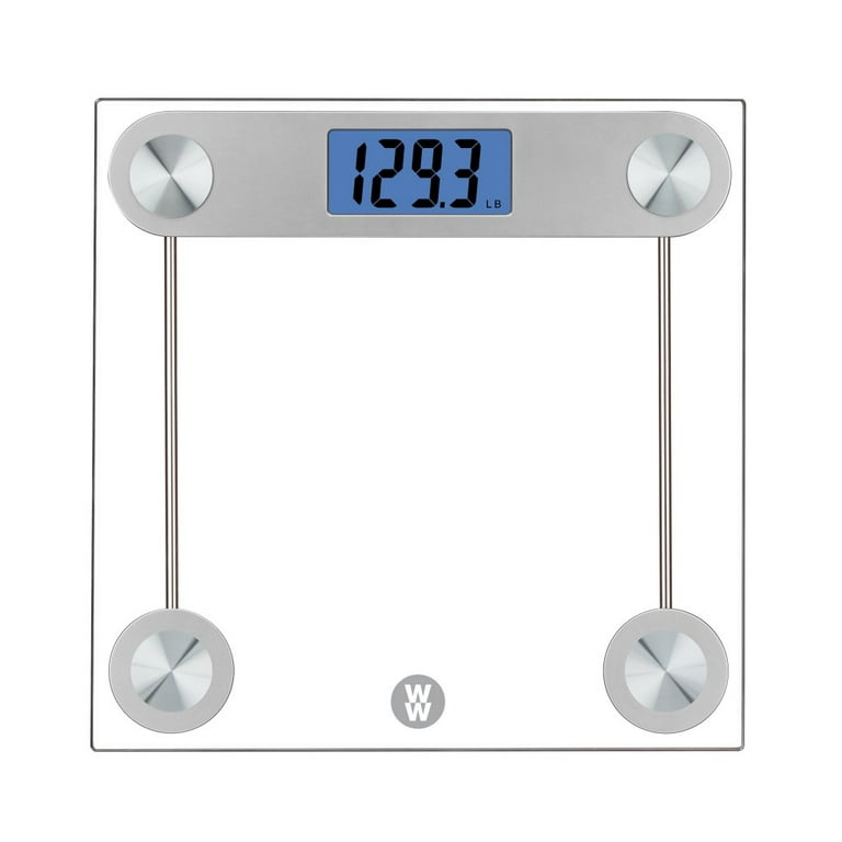 Weight Watchers by Conair Scales by Conair Digital Glass Bathroom Scale 400  Lbs. Capacity