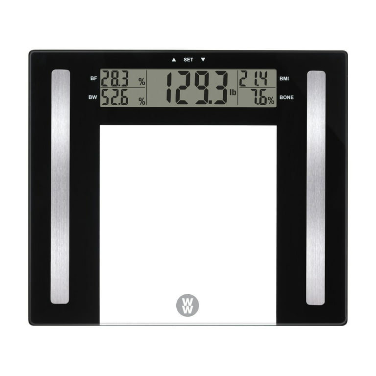 Weight Watchers by Conair Glass Digital Display Body Analysis Body