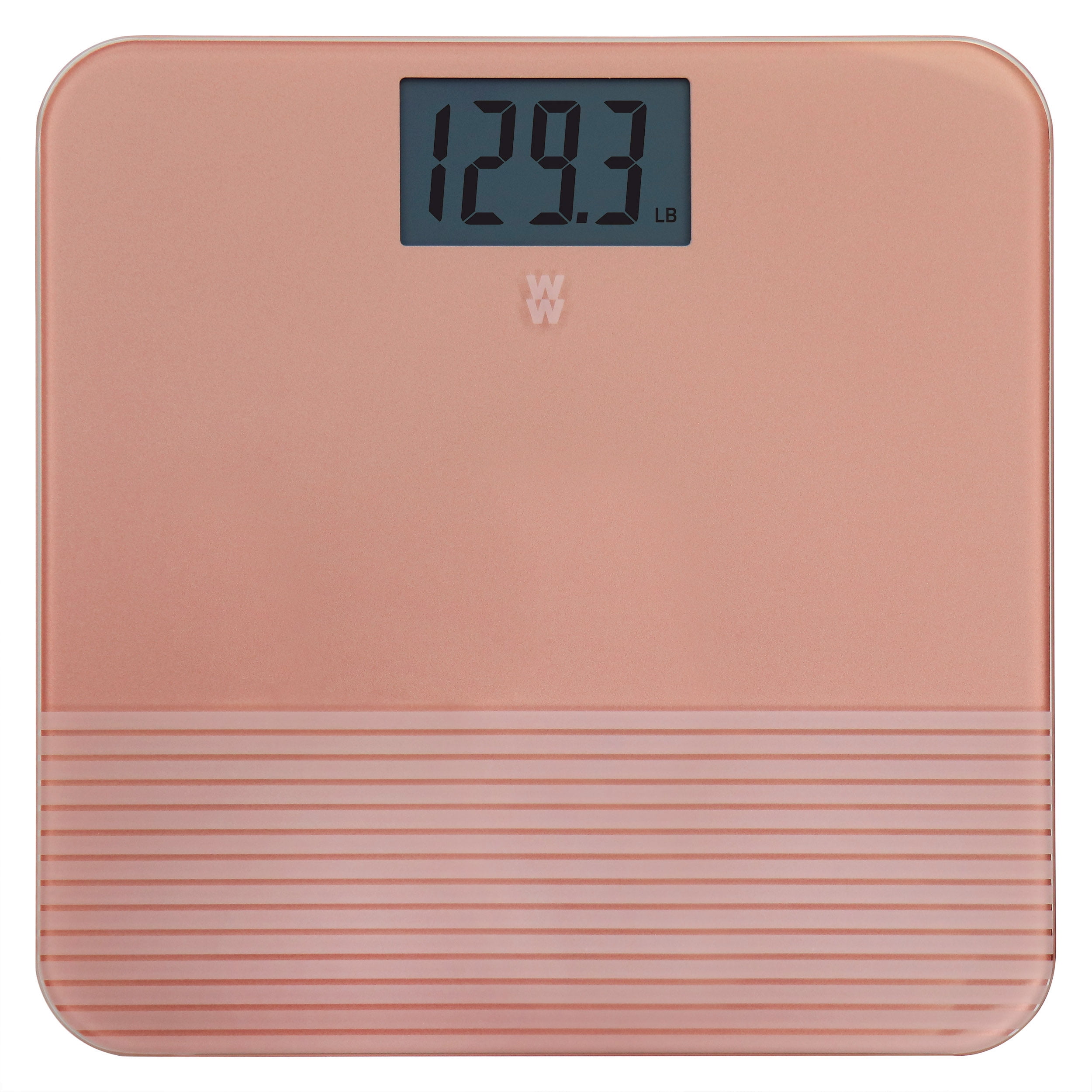 Weight Watchers 12.5-Inch Round Glass Weight Tracking Scale for 4 Users  WW43NAM 