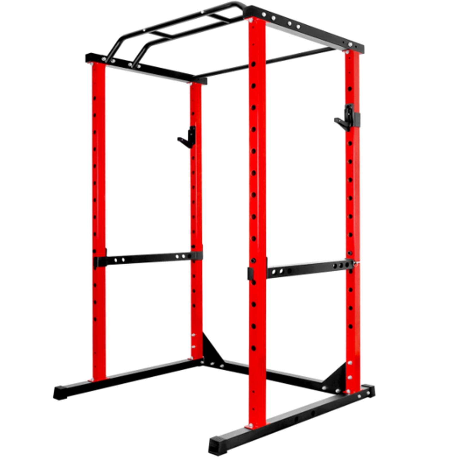 Weight Workout Machine, Squat Stand Rack, Power Rack, Rack Cage for Weight Training - Adjustable Height Non-Slip Feet Easy Assembly 1200lb Capacity for Garage Gym Equipment