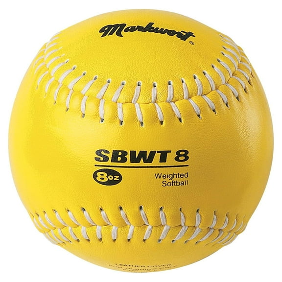 Weighted 12-Inch Softballs-Leather Cover