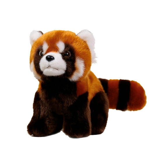 Weighted Base Plush Raccoon Stuffed Animal, 12-Inch Standing Pose Cuddly Decor for Home Sofa Accent Shelf Display