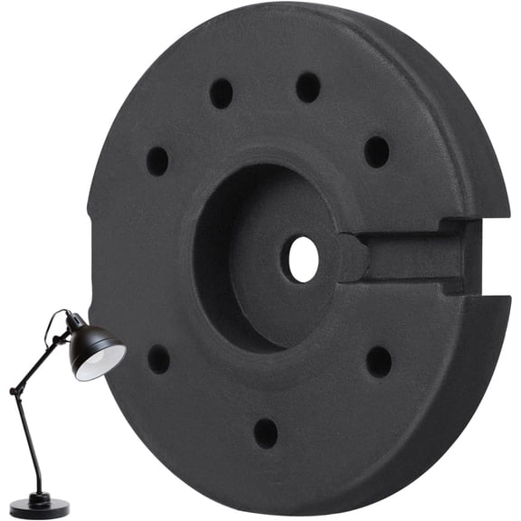 Weighted Base Stand For Floor Lamp Design - Solid Metal Balancing Block For Lighting, Suitable For Stability Of Table Lamps And Floor Lamps