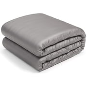Weighted Blanket (25lbs 80''x87'' King Size) Bamboo Luxury Weighted Blankets for Adults High Breathability Heavy Blanket Soft Material with Removable Cover