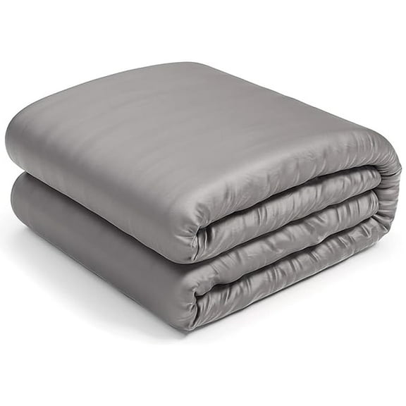 Weighted Blanket (30lbs 94''x96'' King Size) Bamboo Luxury Weighted Blankets for Adults High Breathability Heavy Blanket Soft Material with Removable Cover