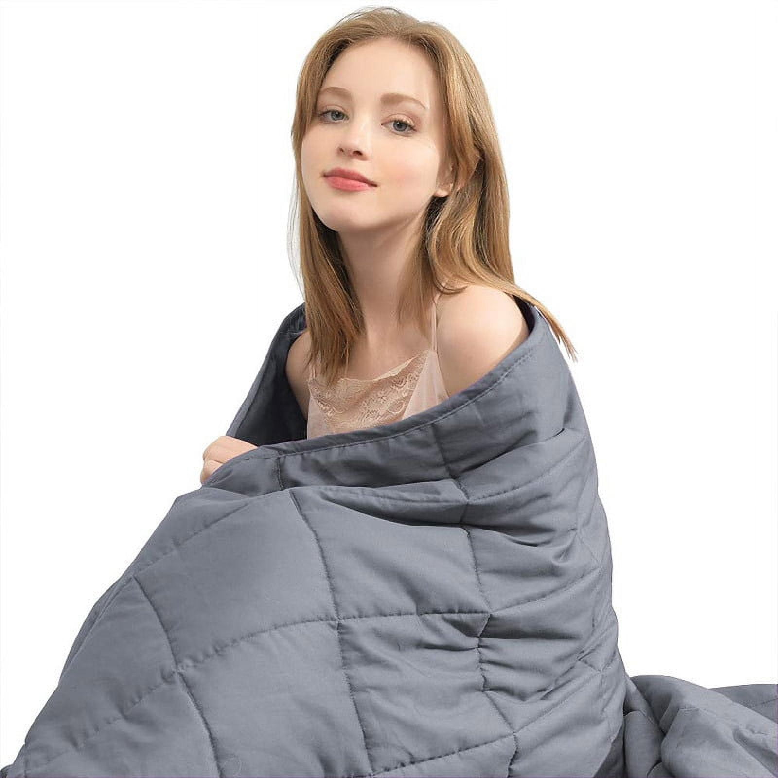 Weighted Blanket (48 "x72" 15lb) Cotton bedding, weighted blanket for