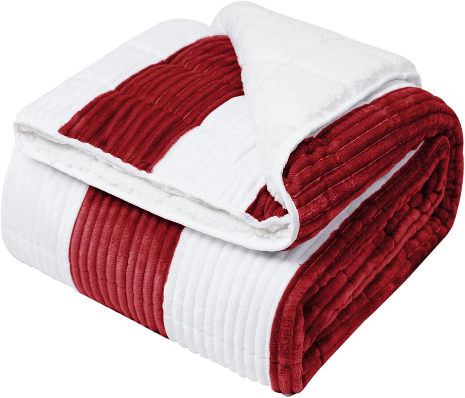 Weighted Blanket for Adults (15lbs, 60"x80" Queen Size) Fuzzy Heavy