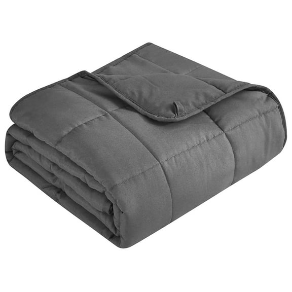 Weighted Blanket for Adults(60"x80", 20lbs Grey) Queen Size Soft Cooling Heavy Blanket for Sleeping, Breathable Blanket with Glass Beads Perfect for 190-210 lbs, All Season, Machine Washable