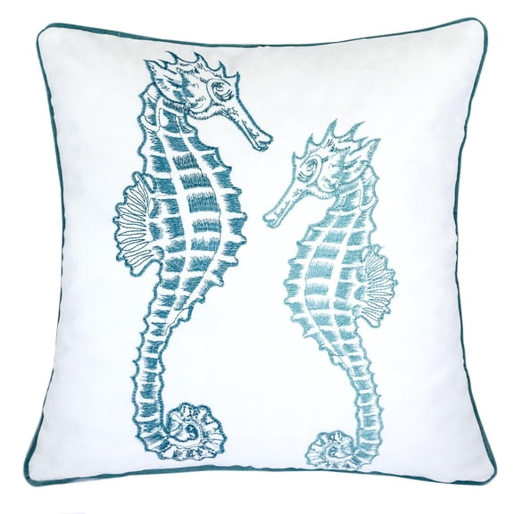 Weighted Blanket, Blue / Spa Seahorses, Light Blue Throw Blankets,Polyester Fleece Blankets, Household Supplies & Décor Bedding Blankets & Pillows Blue / Spa Seahorses