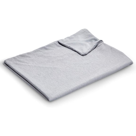 Weighted Blanket Cover 48x72-Twin Size Premium Soft for with Zipper,Machine Washable Duvet (Grey,Duvet Only)