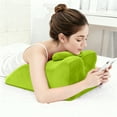 thumbnail image 1 of Weighted Blanket Ergonomic Spinal Posture Support & Multi-Functional Bed Pillow -green,Fleece Blankets, 1 of 19