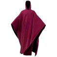 thumbnail image 1 of Weighted Blanket Hoodie 1.8lb Light Pressure Poncho, Oversized Unisex Hooded Cape Cloak with Ultra-Soft Liner, Cozy Loungewear for Men Women, Gothic Techwear Calming Wearable Blanket, 1 of 4