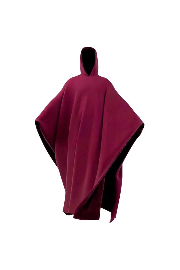 Weighted Blanket Hoodie 1.8lb Light Pressure Poncho, Oversized Unisex Hooded Cape Cloak with Ultra-Soft Faux Fur Liner, Cozy Loungewear for Men Women, Gothic Techwear Calming Wearable Blanket
