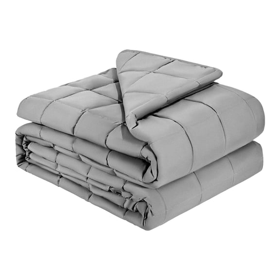 Weighted Blanket King Size 20 lbs 88x104 Inches Cooling Breathable Heavy Blanket with Glass Beads All Season Use for Adults 200-250 lbs Anxiety Stress Relief Sleep Aid Grey