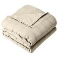 thumbnail image 1 of Weighted Blanket Queen Size 20lb (60" x 80") for Adults - All-Natural 100% Cotton - Premium Heavy Blanket Nontoxic Glass Beads (Sand, 60"x80"), 1 of 9