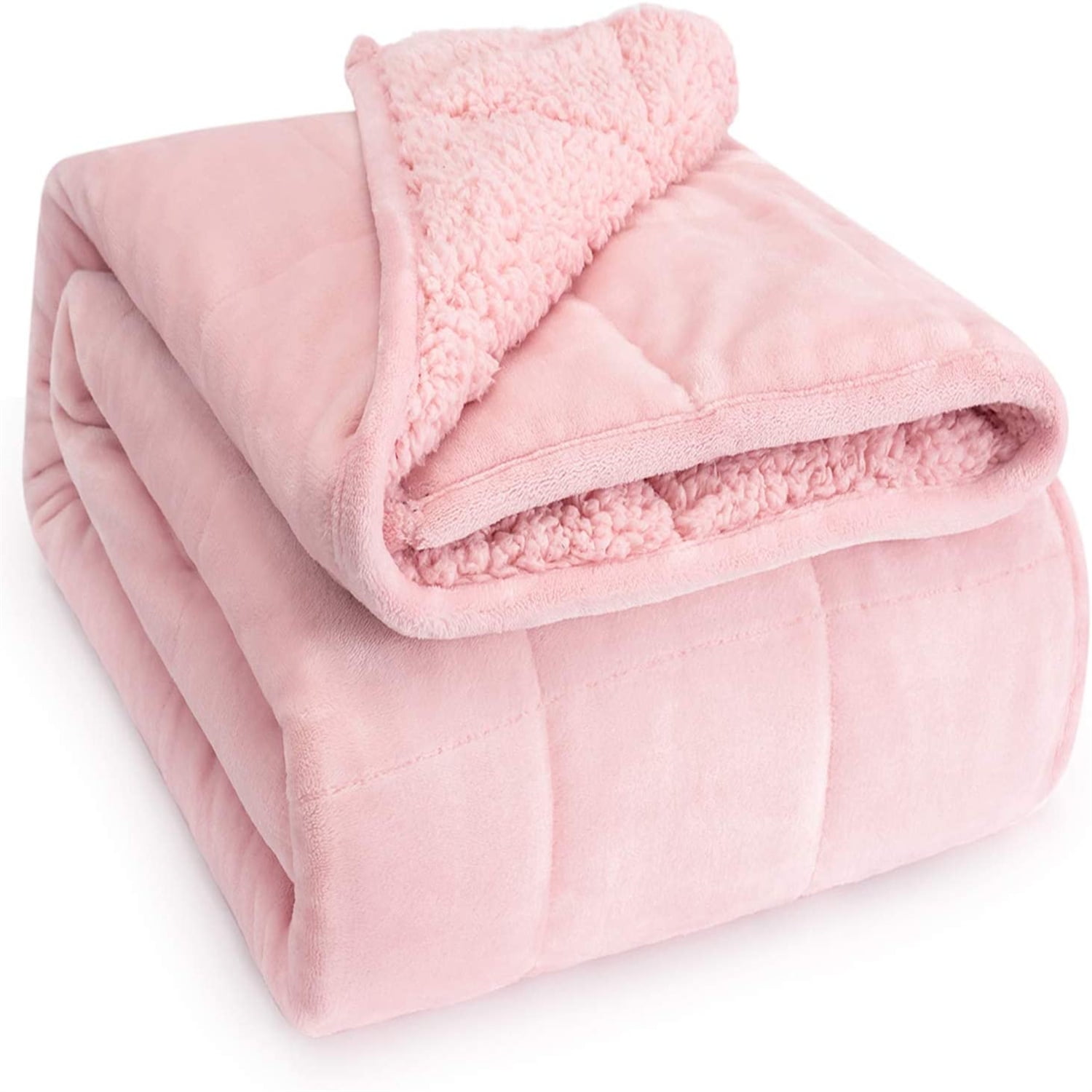 Weighted Blanket Twin Size 12lbs 48x72 inches, Ultra Plush and Warm Weighted Blanket for Bed and