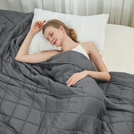 Weighted Blanket King Size 35lbs 88x104Inches Washable Weighted Blanket California King Size Bed Adult Large Weighted Blanket with Glass Beads and 100 Soft Cotton Dark Grey Walmart