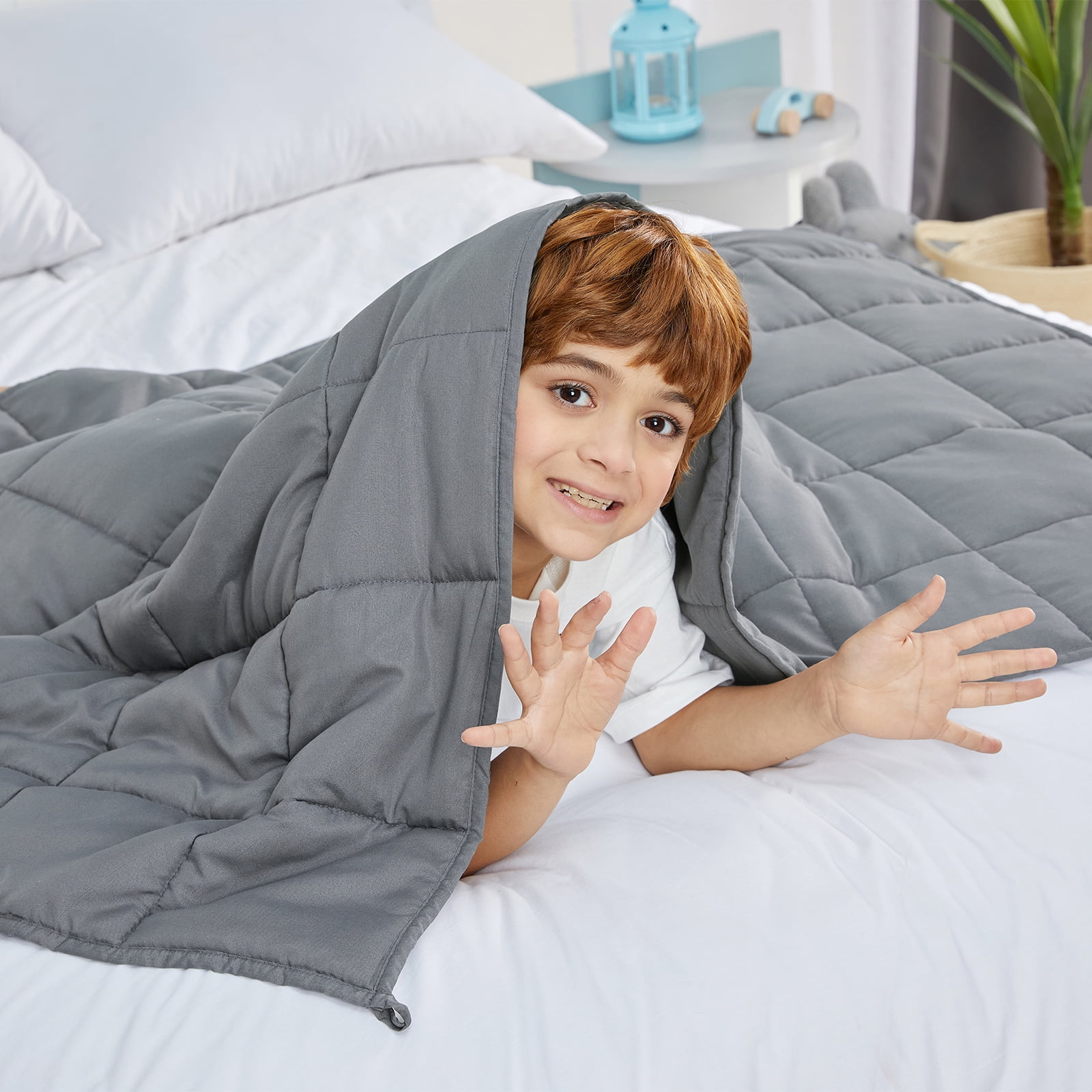Weighted Youth Snuggle Blanket for Kids Anxiety Therapy 5lbs 36 x48