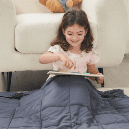 Therapedic Reversible 8 lb. Weighted Blanket Grey Size Extra Small Walmart