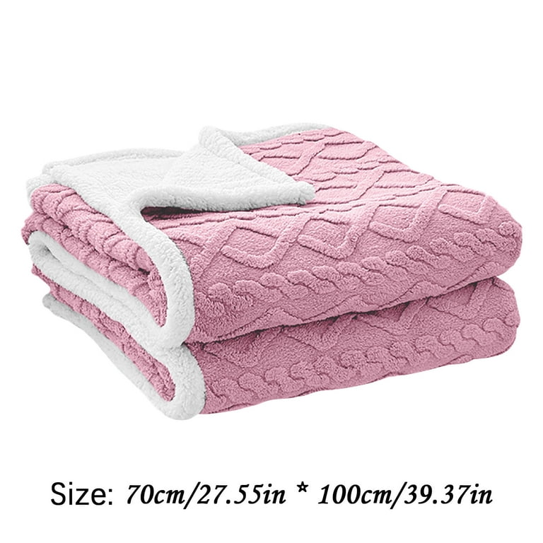 Weighted Blanket on Clearance 70x100cmcm Tafu Cashmere Lamb Plush Blanket Nap Blanket Sofa Blanket Winter Thickened Coral Velvet Blanket