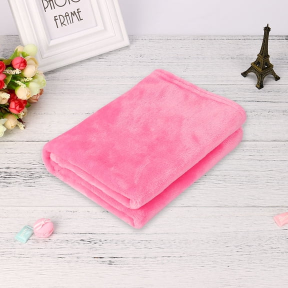Weighted Blankets,50X70CM Fashion Solid Soft Throw Kids Blanket Warm Coral Plaid Blankets Flannel