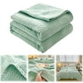 thumbnail image 1 of Weighted Blankets,Bedding Pure Cotton Blanket Lightweight Warm Blanket Soft And Breathable Suitable For All Seasons, 1 of 9