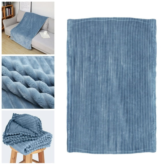 Weighted Blankets,Blanket Twin Blanket Light Grey Lightweight Blanket For Sofa Couch Bed Camping Travel Cozy Microfiber Blanket