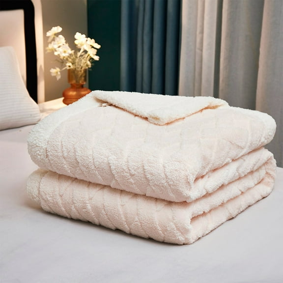 Weighted Blankets for Adults, 39" x 59" InsCrazy Lambswool Blanket Composite Thickening Nap Conditioning Blanket Small Blanket Thickening