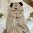 thumbnail image 1 of Weighted Blankets for Adults, 47" x 48" InsCrazy Warm Thickened Mantle Blanket Cute Shawl Blanket, 1 of 6