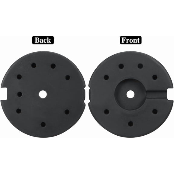 Weighted Block Base for Floor Lamps - Sturdy Metal Counterweight for DIY Lighting Ideal for Table and Floor Lamp Stability