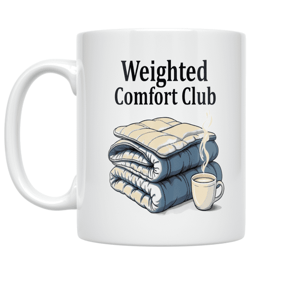 Weighted Comfort Club - Self-Care Enthusiast - 11 oz Ceramic Coffee Mug