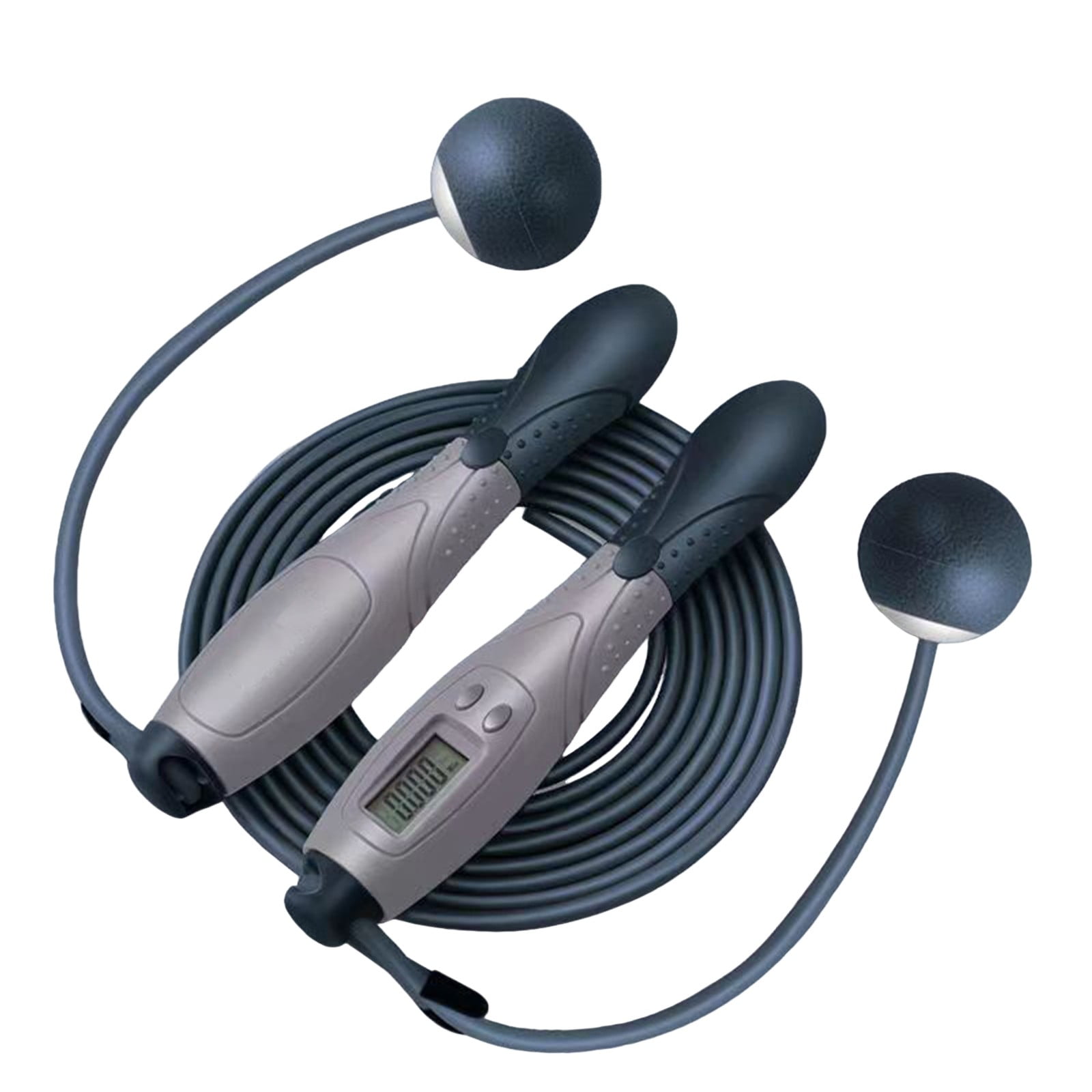 Weighted Cordless Jump Ropes With 2 & Adjustable Length Bod Rope For