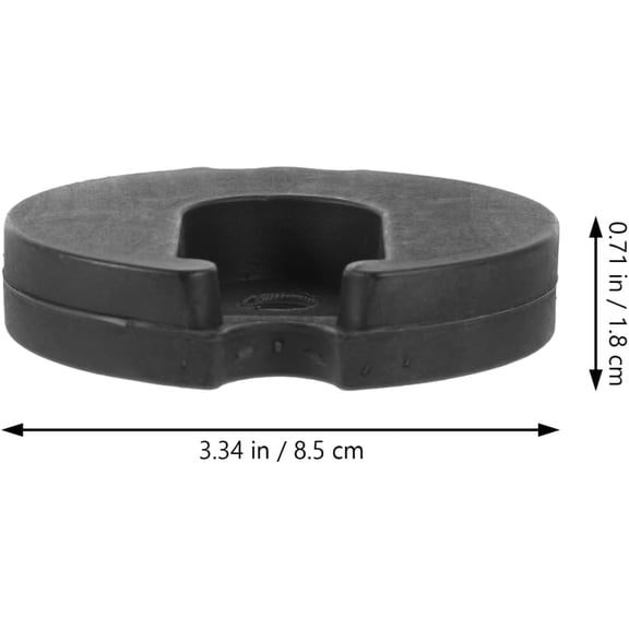 Weighted Desk Lamp Base 3.34 Inch Round Iron Floor Lamp Loader Replacement Stable Light Holder for Home Office