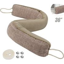 Weighted Door Draft Stopper 36inch, Heavy Duty Under Door Draft Blocker Bottom Door Seal Noise and Air, Door Guard Saving Energy